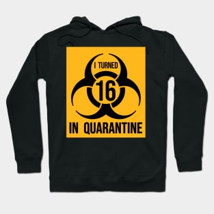 I Turned 16 in Quarantine Shirt - Biohazard Series Hoodie